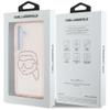 KARL LAGERFELD futerał do SAMSUNG S25 KLHCS25SHKHDCELP (IML Rhinestones K Head) różowy