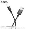 Kabel USB A do Lightning Hoco 1 m X14 czarny