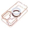 Etui na Samsung A36 Frame Circle Stand zgodne z MagSafe złote