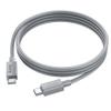 Kabel USB C do USB C Hoco 3A 60W 1 m X107 szary