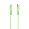 Kabel USB-C do USB-C Forcell F-Energy QC4.0 PD 3A 60W Silicone 1 m C344 zielony