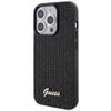 GUESS futerał do IPHONE 15 Pro GUHCP15LPMSDGSK (Disco Script Metal) czarny