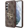 GUESS futerał do SAMSUNG S24 GUHCS24S4GMGBR (Leather 4G Metal Logo) brązowy