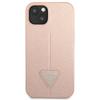 GUESS futerał do IPHONE 13 / 14 / 15 GUHCP14SPSATLP (SaffianoTriangle Logo) różowy