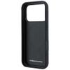 BMW futerał do IPHONE 18 Pro/17 Pro kompatybilny z MagSafe (Carbon Metal Logo) czarny
