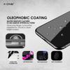Szkło hartowane do iPhone 16 PRO MAX / 17 PRO MAX X-One Full Cover Extra Strong Matowe (full glue) czarne