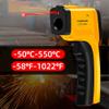 Pirometr termometr laserowy bezdotykowy na podczerwień RC-K-1397  żółto czarny