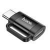 Adapter OTG USB C do Lightning Hoco 3A UA31E czarny