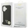 GUESS futerał do IPHONE 17 kompatybilny z MagSafe GUHMP17SPGTSPSK (Grained PU Triangle Logo) czarny