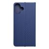 Etui z klapką na iPhone 16 PLUS Luna Book Carbon niebieskie