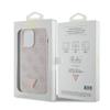 GUESS futerał do IPHONE 15 Pro Max GUHCP15XP4TDPP (PU Leather 4G Triangle Strass) różowy