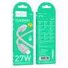 Kabel USB C do Lightning Hoco PD 27W 1 m X113 szary