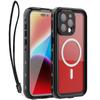 Futerał do iPhone 15 PRO MAX Shellbox DOT wodoodporny zgodny z MagSafe czarny