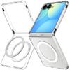Futerał SPIGEN AIRSKIN kompatybilny z MagSafe do SAMSUNG GALAXY Z FLIP 8 transparentny/biały