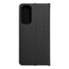 Etui z klapką na Samsung A25 5G Luna Book Carbon czarne