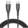 Kabel USB A do Typ C VEGER 2,4A V104 1,2 m czarny
