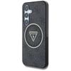 GUESS futerał do SAMSUNG S25 GUHMS25SHG4PRTGK (Magnetic IML Metal Glitter 4G Circle Triangle) czarny