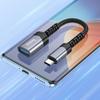 Adapter OTG USB C do USB A Hoco 4A UA24 czarny