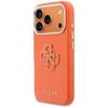 GUESS futerał do IPHONE 17 Pro GUHCP17L5PS4RGGO (PU FW Resin Logo) pomarańczowy