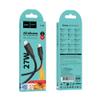 Kabel USB C do Lightning Hoco 27W silikonowy 1 m X124 czarny