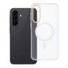 Etui na Samsung A37 Go Orange zgodne z MagSafe transparentne