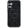 GUESS futerał do SAMSUNG S25 GUHMS25SG4GFRK (Magnetic PU 4G Ring Classic Logo) czarny