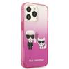 KARL LAGERFELD futerał do IPHONE 13 Pro KLHCP13LTGKCP (K Choupette Centered) różowy