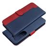 Etui z klapką na Motorola G17 POWER Split Book granatowo-czerwone
