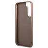 GUESS futerał do SAMSUNG S22 GUHCS22SG4GFBR (4G Metal Gold Logo) brązowy