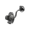 Uchwyt na telefon do samochodu uniwersalny Forcell F-Grip Oval 17 cm do szyby / deski / kratki czarny