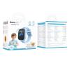 Smartwatch dla dzieci 1,69" 4G GPS z funkcją rozmowy Hoco Y108 niebieski