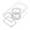 Etui na iPhone 16 PRO Frame Circle Stand zgodne z MagSafe transparentne