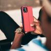 Etui z klapką na Samsung A14 4G / A14 5G Fancy Book czerwono-granatowe