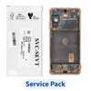 ServicePack Wyświetlacz LCD SAMSUNG S20 FE 4G/5G G780F/G781F GH82-24219F Orange