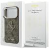 GUESS futerał do IPHONE 18 Pro/17 Pro (Big Resin Logo 4G) brązowy