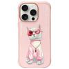 NIMMY futerał GLASSES COOL CAT do IPHONE 16 Pro Max różowy