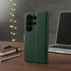Etui z klapką na Motorola G17 POWER Split Book zielono-złote