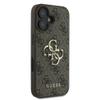GUESS futerał do IPHONE 16 Plus GUHCP16M4GMGBR (4G PU Big Logo) brązowy