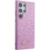 GUESS futerał do SAMSUNG S24 Ultra GUHCS24LHGGSHU (Glitter Script) fioletowy