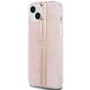 GUESS futerał do IPHONE 15 GUHCP15SH4PSEGP (4G Gold Stripe) różowy
