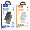 Powerbank zgodny z MagSafe Hoco 5000 mAh QC PD 2A 20W Q26 pomarańczowy