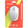 Myszka bezprzewodowa oburęczna BT 1200 dpi CANYON MW-04 biała