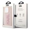 KARL LAGERFELD futerał do IPHONE 15 Pro KLHCP15L3DMBKCP (3D Logo Glitter) różowy