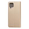 Etui z klapką na Samsung A12 / M12 Smart Case Book złote