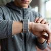 Inteligentny smart band z IP68, EKG, HR, HRV, BP, SPO2, Sleep & Strees monitor TITMO Loop I-110 srebrny 0INT