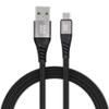 Kabel USB-A do Micro USB Blue Star 2A z oplotem 1,2 m TFK-DC-003 czarny