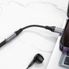 Adapter AUX Lightning do Jack 3,5 mm Hoco 0,12 m LS36A szary