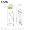 Kabel AUX Jack 3,5 mm do USB C Hoco 1 m UPA19 srebrny