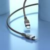 Kabel USB C do USB C Hoco 3A 60W Silikonowy 3 m X109 czarny