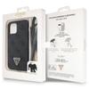 GUESS futerał do IPHONE 12 / 12 Pro GUHCP12MP4TDSCPK (Metal Logo Starss Crossbody) czarny
